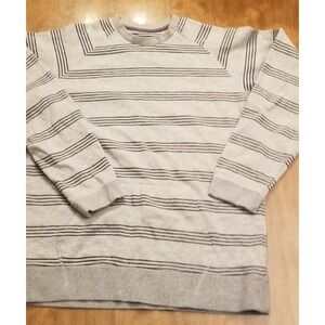 Blurr Striped Crew Sweatshirt With Kangaroo Pocket Small EUC